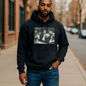 Muhammad Ali Black fleece Graphic Hoodie sz XL